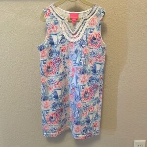 Lilly Pulitzer fireworks dress girls size L(8-10)